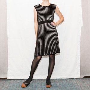 Calvin Klein Knit Sleeveless flared Dress PS